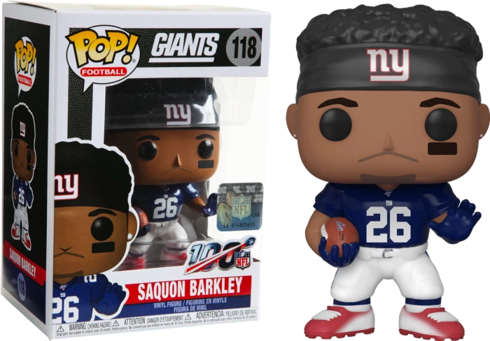 The Amazing Collectables Funko Pop! NFL Football - Saquon Barkley New York Giants #118 Sports 3 The Amazing Collectables Funko Pop! NFL Football - Saquon Barkley New York Giants #118 Sports