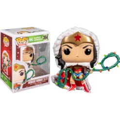 The Amazing Collectables Funko Pop! Wonder Woman - Wonder Woman With Christmas Lights Lasso Holiday #354 Latest Additions