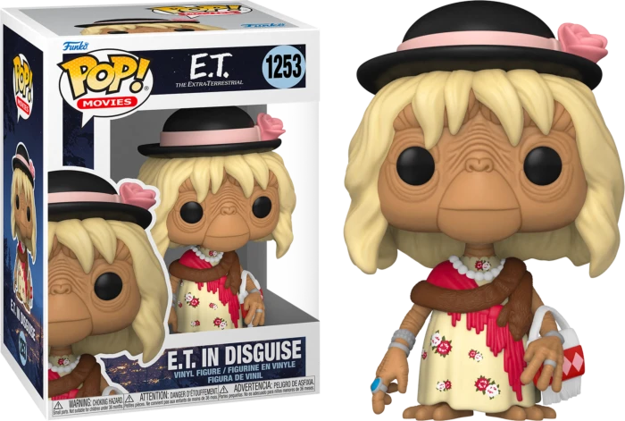 The Amazing Collectables Funko Pop! E.T. The Extra-Terrestrial - E.T. In Disguise 40th Anniversary #1253 Movies 3 The Amazing Collectables Funko Pop! E.T. The Extra-Terrestrial - E.T. In Disguise 40th Anniversary #1253 Movies