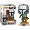 The Amazing Collectables Funko Pop! Star Wars: The Mandalorian - The Mandalorian With The Child (Baby Yoda) Flying #402