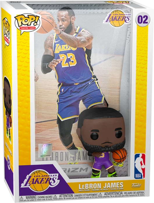 The Amazing Collectables Funko Pop! Trading Cards - NBA Basketball - LeBron James With Protector Case #02 3 The Amazing Collectables Funko Pop! Trading Cards - NBA Basketball - LeBron James With Protector Case #02