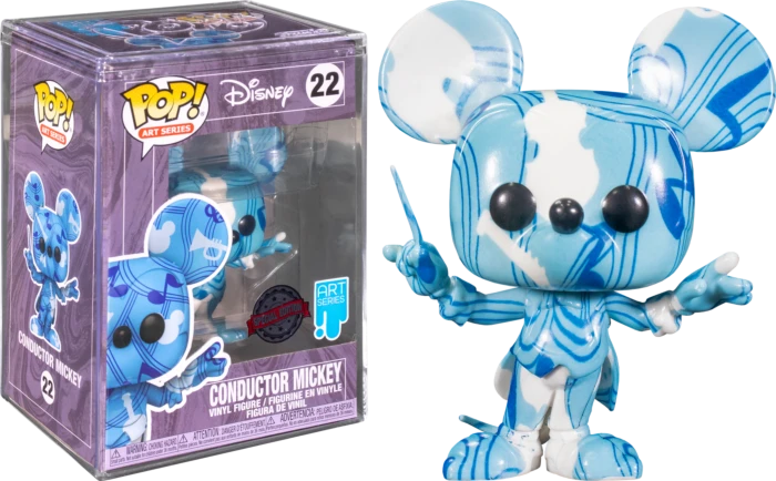 The Amazing Collectables Latest Additions Funko Pop! Mickey Mouse - Conductor Mickey Artist Series Pop! Vinyl Figure With Pop! Protector #22 3 The Amazing Collectables Latest Additions Funko Pop! Mickey Mouse - Conductor Mickey Artist Series Pop! Vinyl Figure With Pop! Protector #22