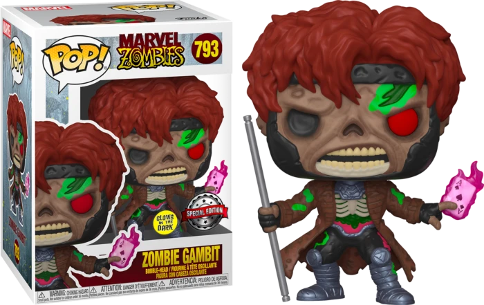 The Amazing Collectables Funko Pop! Marvel Zombies - Gambit Zombie Glow In The Dark #793 Latest Additions 3 The Amazing Collectables Funko Pop! Marvel Zombies - Gambit Zombie Glow In The Dark #793 Latest Additions