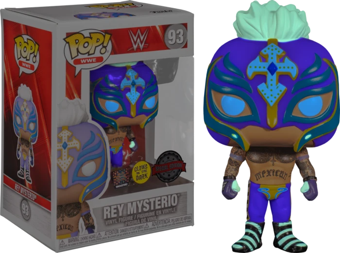 The Amazing Collectables Funko Pop! WWE - Rey Mysterio Glow In The Dark #93 3 The Amazing Collectables Funko Pop! WWE - Rey Mysterio Glow In The Dark #93
