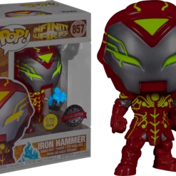The Amazing Collectables Funko Pop! Infinity Warps - Iron Hammer With Mjolnir Glow In The Dark #857