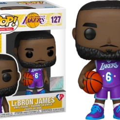 The Amazing Collectables Funko Pop! NBA Basketball - Lebron James L.A. Lakers 2021 City Edition Jersey #127 Sports