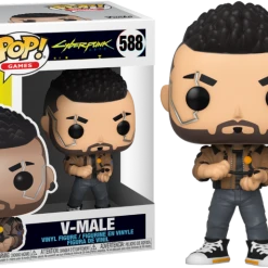 The Amazing Collectables Funko Pop! Cyberpunk 2077 - V-Male #588 Video Games