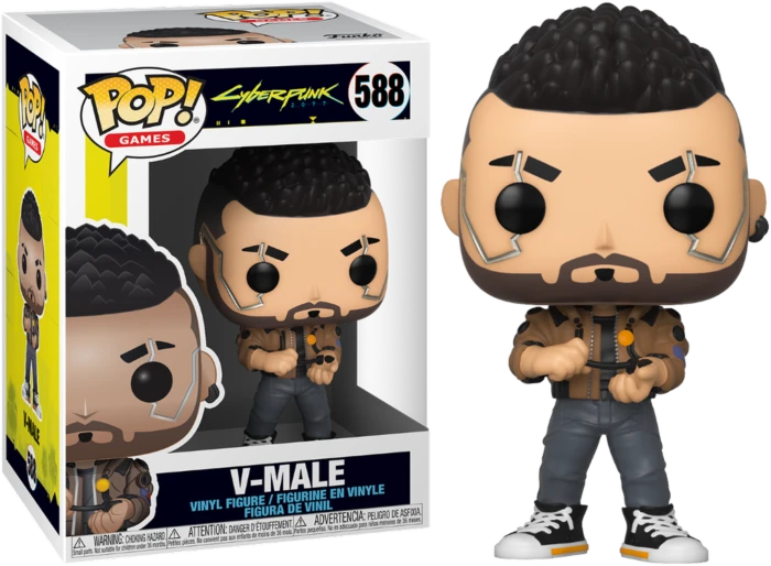 The Amazing Collectables Funko Pop! Cyberpunk 2077 - V-Male #588 Video Games 3 The Amazing Collectables Funko Pop! Cyberpunk 2077 - V-Male #588 Video Games