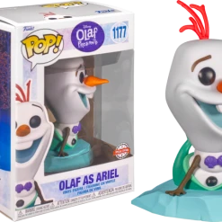 The Amazing Collectables Latest Additions Funko Pop! Olaf Presents: The Little Mermaid - Olaf As Ariel #1177