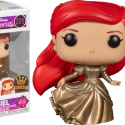 The Amazing Collectables Bundles Funko Pop! Disney Princess - Snow White, Moana, Tiana, Ariel, Jasmine & Aurora Gold Ultimate Princess - Bundle (Set Of 6 + Pin Book)