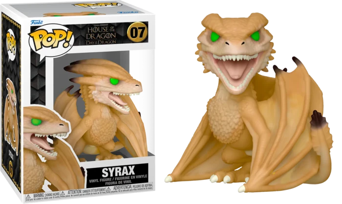 The Amazing Collectables Funko Pop! Game Of Thrones: House Of The Dragon - Syrax #07 3 The Amazing Collectables Funko Pop! Game Of Thrones: House Of The Dragon - Syrax #07