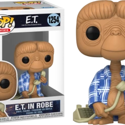 The Amazing Collectables Funko Pop! E.T. The Extra-Terrestrial - E.T. In Flannel Robe 40th Anniversary #1254 Movies