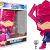 The Amazing Collectables Funko Pop! Fantastic Four - Galactus With Silver Surfer Metallic 10" #809 Latest Additions