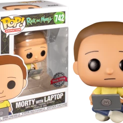 The Amazing Collectables Animation Funko Pop! Rick And Morty - Morty With Laptop #742