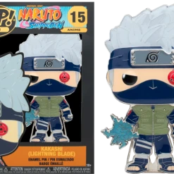 The Amazing Collectables Animation Funko Pop! Naruto: Shippuden - Kakashi With Lightning Blades 4" Enamel Pin #15