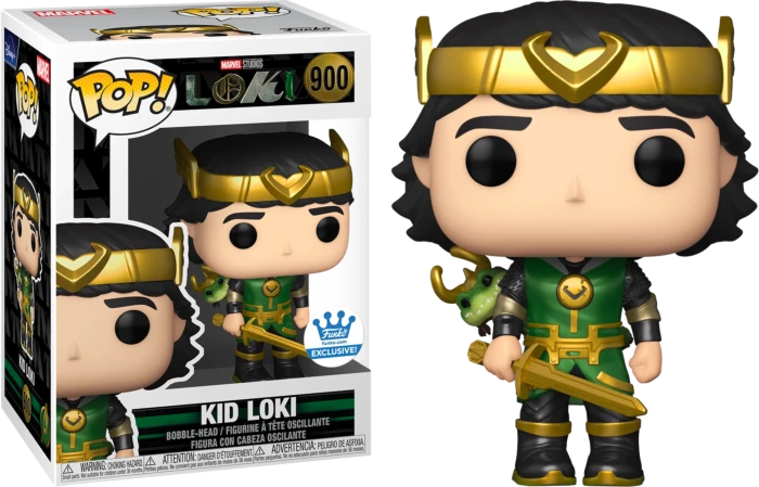 The Amazing Collectables Latest Additions Funko Pop! Loki (2021) - Kid Loki Metallic #900 (+ Box Of 2 Mystery Exclusive Pop! Vinyl Figures) 3 The Amazing Collectables Latest Additions Funko Pop! Loki (2021) - Kid Loki Metallic #900 (+ Box Of 2 Mystery Exclusive Pop! Vinyl Figures)