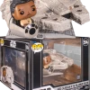 The Amazing Collectables Funko Pop! Rides - Star Wars - Lando Calrissian With Millenium Falcon Deluxe #514 (2022 Galactic Convention Exclusive)