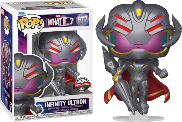 The Amazing Collectables Funko Pop! What If… - Infinity Ultron With Javelin #977 Latest Additions 3 The Amazing Collectables Funko Pop! What If… - Infinity Ultron With Javelin #977 Latest Additions