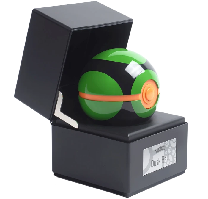 The Amazing Collectables Pokemon - Dusk Ball 1:1 Scale Life Size Die-Cast Prop Replica Latest Additions 3 The Amazing Collectables Pokemon - Dusk Ball 1:1 Scale Life Size Die-Cast Prop Replica Latest Additions