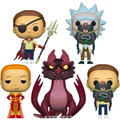 The Amazing Collectables Funko Pop! Rick And Morty - A Glorz For Concern - Bundle (Set Of 5) Bundles
