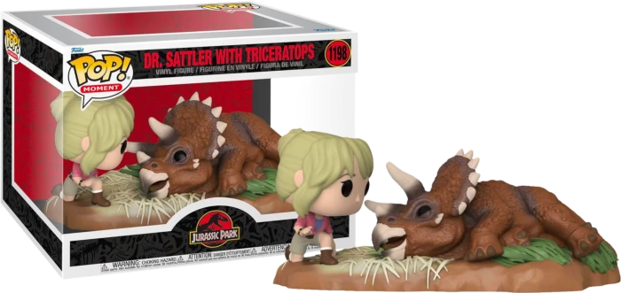 The Amazing Collectables Movies Funko Pop! Jurassic Park - Dr. Ellie Sattler With Triceratops Movie Moments #1198 3 The Amazing Collectables Movies Funko Pop! Jurassic Park - Dr. Ellie Sattler With Triceratops Movie Moments #1198