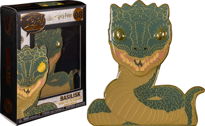 The Amazing Collectables Funko Pop! Harry Potter - Basilisk 4” Enamel Pin #08 Pop! Enamel Pins - NEW! 3 The Amazing Collectables Funko Pop! Harry Potter - Basilisk 4” Enamel Pin #08 Pop! Enamel Pins - NEW!