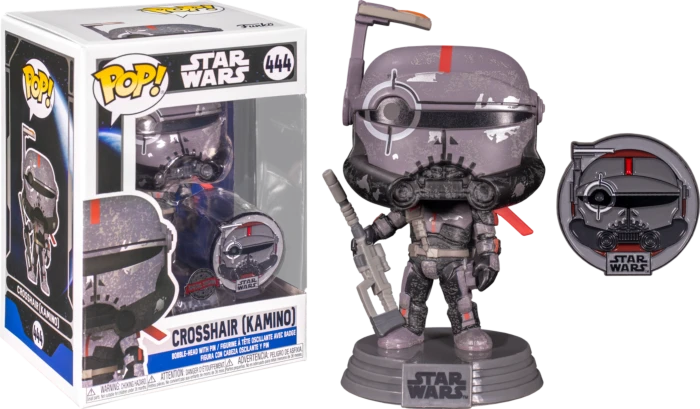 The Amazing Collectables Funko Pop! Star Wars: Across The Galaxy - Crosshair Kamino Bad Batch With Enamel Pin #444 3 The Amazing Collectables Funko Pop! Star Wars: Across The Galaxy - Crosshair Kamino Bad Batch With Enamel Pin #444