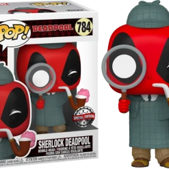 The Amazing Collectables Latest Additions Funko Pop! Deadpool - Sherlock Deadpool 30th Anniversary #784