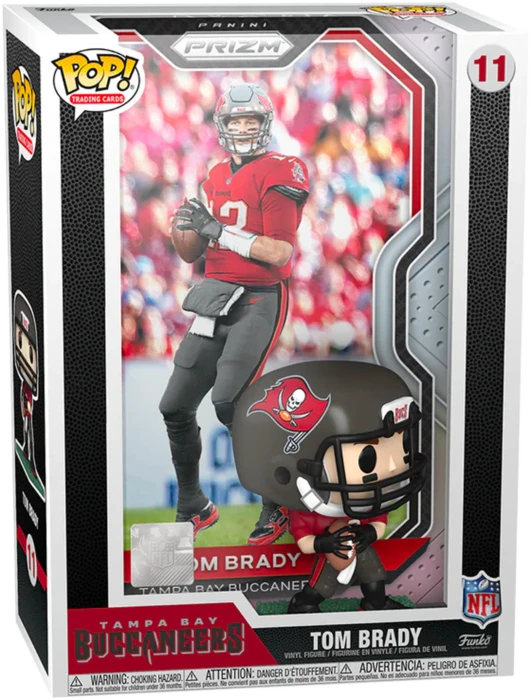 The Amazing Collectables Sports Funko Pop! Trading Cards - NFL Football - Tom Brady Tampa Bay Buccaneers With Protector Case #11 3 The Amazing Collectables Sports Funko Pop! Trading Cards - NFL Football - Tom Brady Tampa Bay Buccaneers With Protector Case #11