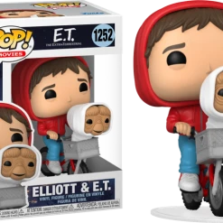 The Amazing Collectables Funko Pop! E.T. The Extra-Terrestrial - Elliott With E.T. In Bike Basket 40th Anniversary #1252