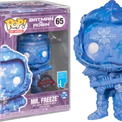 The Amazing Collectables Funko Pop! Batman & Robin (1997) - Mr. Freeze Artist Series With Pop! Protector #65