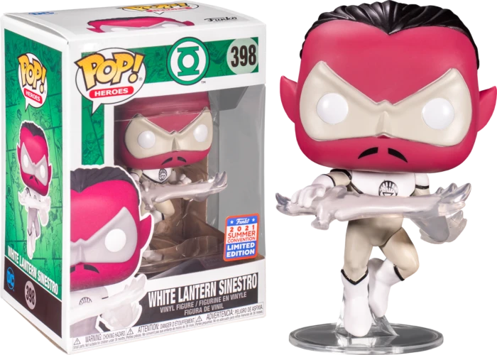 The Amazing Collectables Latest Additions Funko Pop! Green Lantern - White Lantern Sinestro #398 (2021 Summer Convention Exclusive) 3 The Amazing Collectables Latest Additions Funko Pop! Green Lantern - White Lantern Sinestro #398 (2021 Summer Convention Exclusive)