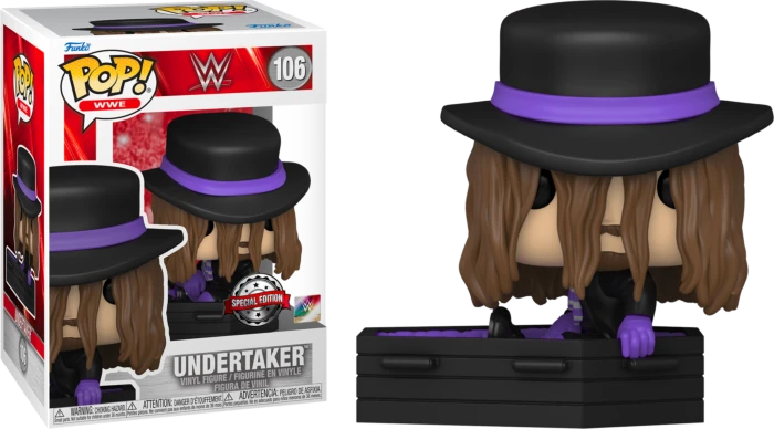 The Amazing Collectables Funko Pop! WWE - The Undertaker Out Of Coffin #106 3 The Amazing Collectables Funko Pop! WWE - The Undertaker Out Of Coffin #106
