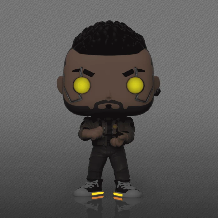 The Amazing Collectables Funko Pop! Cyberpunk 2077 - V-Male Glow In The Dark #588 4 The Amazing Collectables Funko Pop! Cyberpunk 2077 - V-Male Glow In The Dark #588