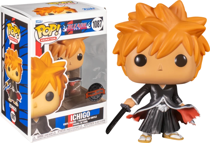 The Amazing Collectables Funko Pop! Bleach - Ichigo With Blade #1087 - Chase Chance 3 The Amazing Collectables Funko Pop! Bleach - Ichigo With Blade #1087 - Chase Chance