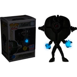The Amazing Collectables Video Games Funko Pop! Fallout - Assaultron Glow In The Dark #386 (2018 Fall Convention Exclusive)
