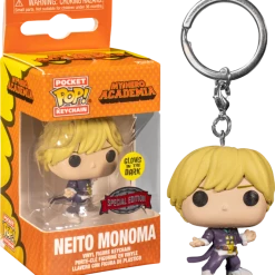 The Amazing Collectables Funko Pocket Pop! Keychain - My Hero Academia - Neito Monoma Glow In The Dark Animation