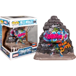The Amazing Collectables Latest Additions Funko Pop! Spider-Man - Miles Morales Graffiti Street Art Collection Deluxe #686 (2020 Fall Convention Exclusive)