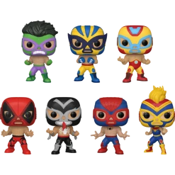 The Amazing Collectables Funko Pop! Marvel: Lucha Libre Edition - Maravilla Luchadores - Bundle (Set Of 7) Bundles