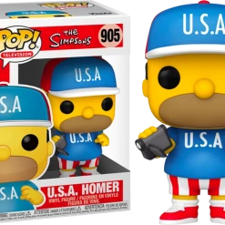 The Amazing Collectables Funko Pop! The Simpsons - Homer USA #905 Television