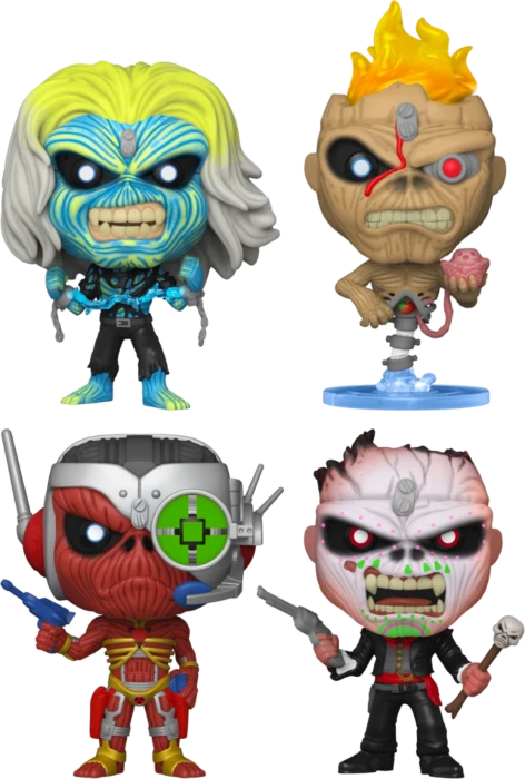 The Amazing Collectables Bundles Funko Pop! Iron Maiden - Eddie, What Have You Popped For Me Lately - Bundle (Set Of 4) 3 The Amazing Collectables Bundles Funko Pop! Iron Maiden - Eddie, What Have You Popped For Me Lately - Bundle (Set Of 4)
