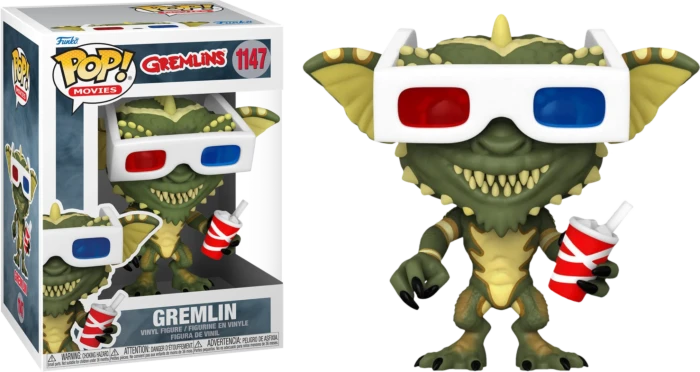 The Amazing Collectables Funko Pop! Gremlins - Gremlin With 3D Glasses #1147 Movies 3 The Amazing Collectables Funko Pop! Gremlins - Gremlin With 3D Glasses #1147 Movies