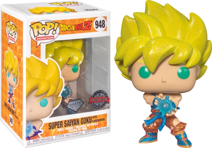 The Amazing Collectables Animation Funko Pop! Dragon Ball Z - Super Saiyan Goku With Kamehameha Wave Diamond Glitter #948 3 The Amazing Collectables Animation Funko Pop! Dragon Ball Z - Super Saiyan Goku With Kamehameha Wave Diamond Glitter #948