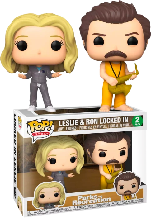 The Amazing Collectables Funko Pop! Parks And Recreation - Ron & Leslie Locked In - 2-Pack Television 3 The Amazing Collectables Funko Pop! Parks And Recreation - Ron & Leslie Locked In - 2-Pack Television