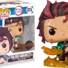 The Amazing Collectables Funko Pop! Demon Slayer - Tanjiro With Flaming Blade #874 - Chase Chance