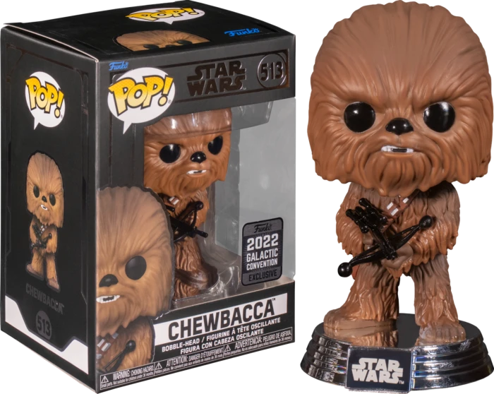 The Amazing Collectables Funko Pop! Star Wars - Chewbacca #513 (2022 Galactic Convention Exclusive) 3 The Amazing Collectables Funko Pop! Star Wars - Chewbacca #513 (2022 Galactic Convention Exclusive)