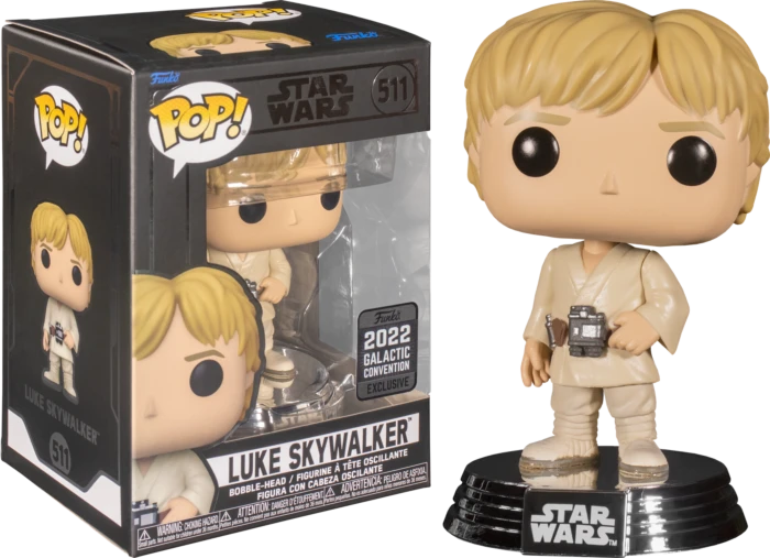 The Amazing Collectables Funko Pop! Star Wars - Luke Skywalker #511 (2022 Galactic Convention Exclusive) 3 The Amazing Collectables Funko Pop! Star Wars - Luke Skywalker #511 (2022 Galactic Convention Exclusive)
