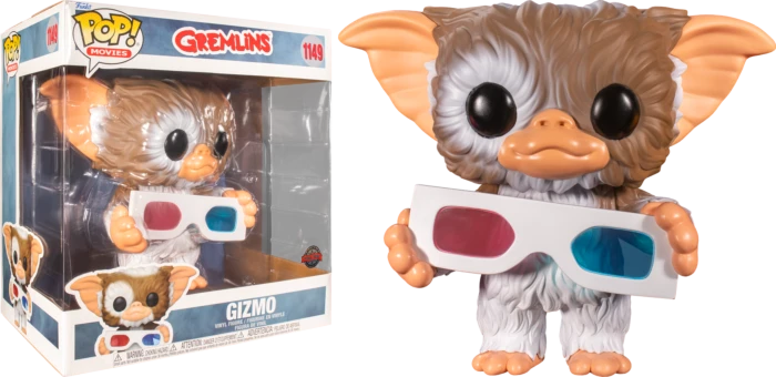 The Amazing Collectables Funko Pop! Gremlins - Gizmo With 3D Glasses 10" #1149 3 The Amazing Collectables Funko Pop! Gremlins - Gizmo With 3D Glasses 10" #1149