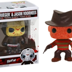 The Amazing Collectables Funko Pop! Freddy Vs Jason - Freddy & Jason Battle-Damaged - 2-Pack Movies
