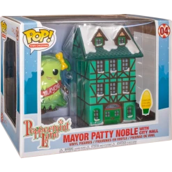 The Amazing Collectables Latest Additions Funko Pop! Town - Peppermint Lane - Patty Noble With Town Hall #04